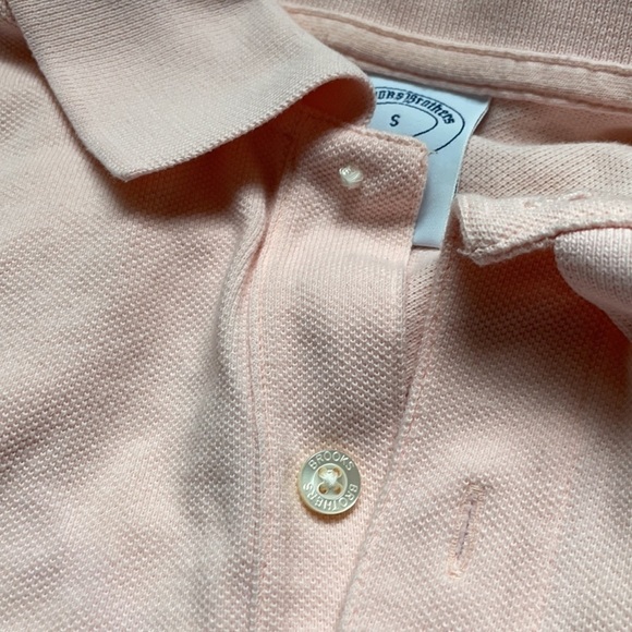 Brooks Brothers Small Slim Fit Pink Polo Shirt - Picture 11 of 12